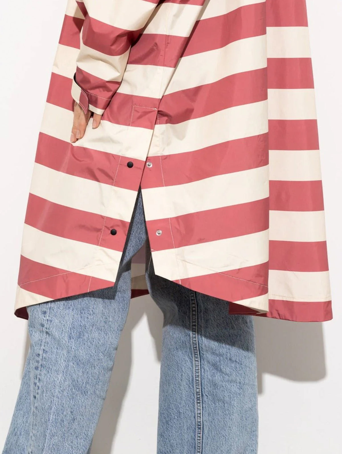 Raincoat - Bold Stripes Blush/Sand