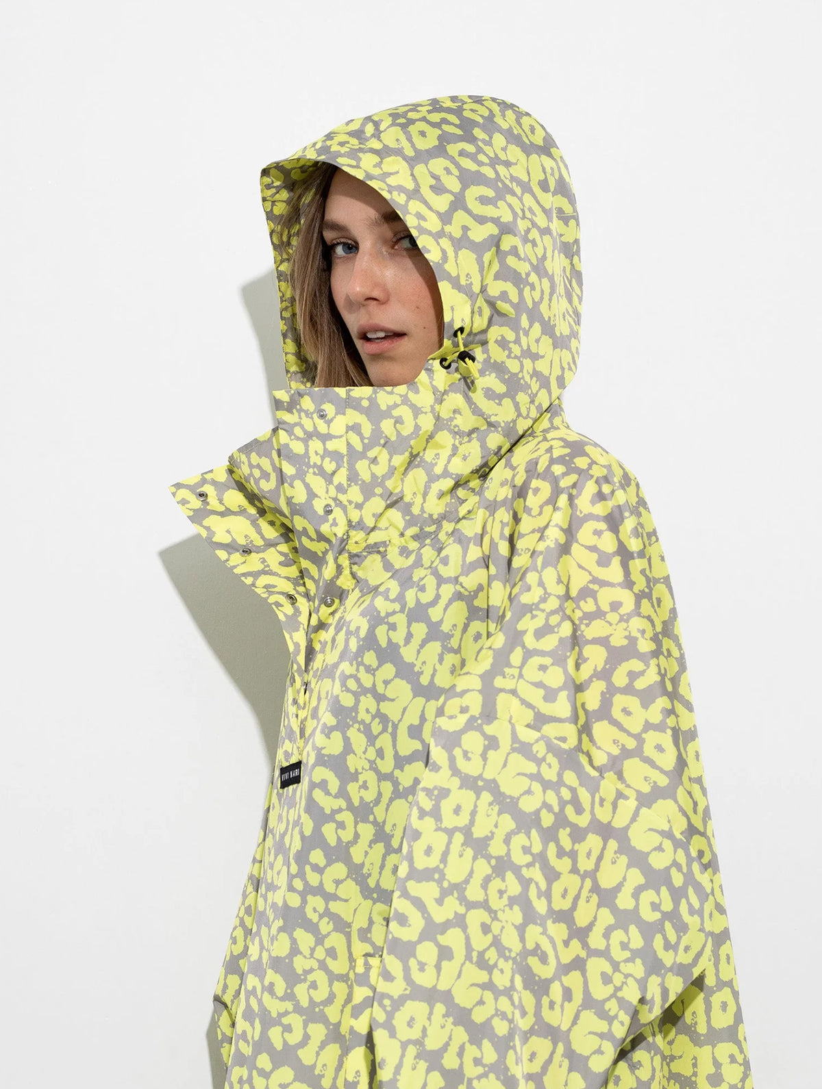 Raincoat - Leo Splashes Yellow/Grey