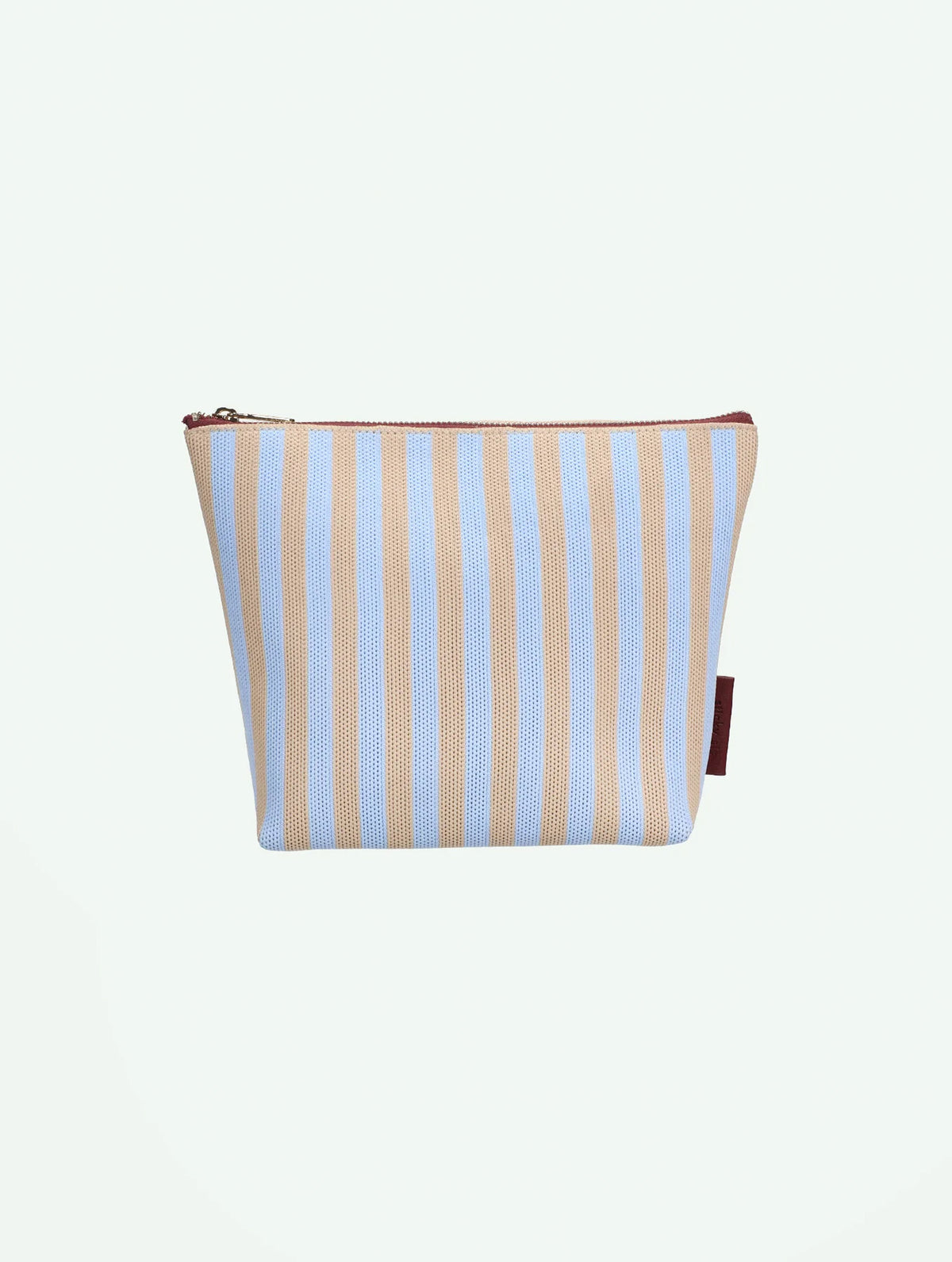 Kosmetiktasche - Knitted Stripes | Marzipan + Sky