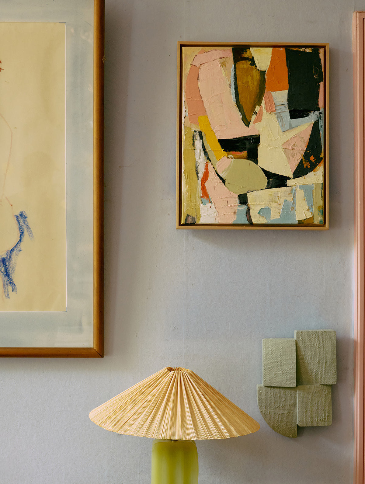 Handgemaltes Leinwandbild "Colour Compliment"