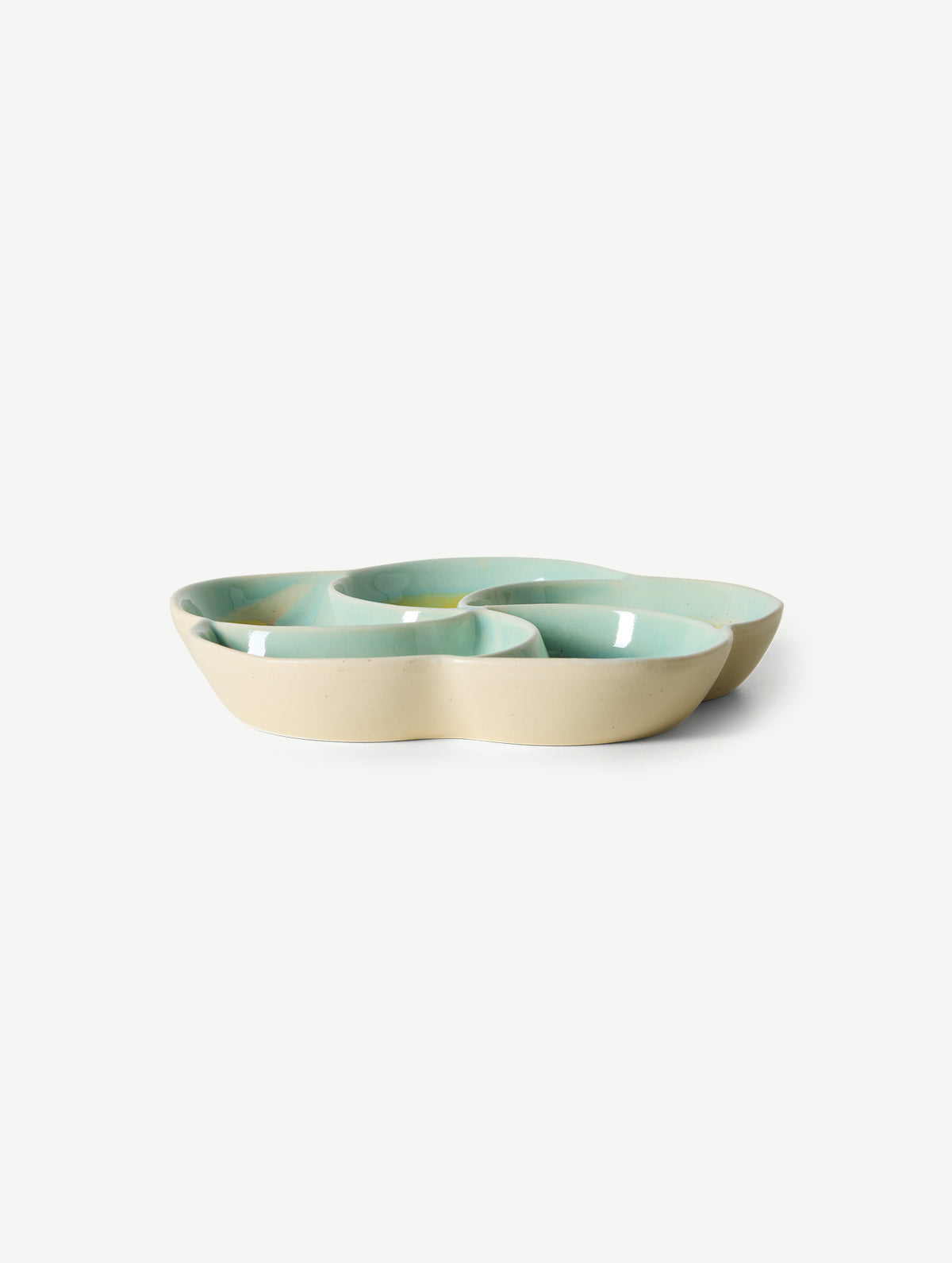 Snack-Tablett 70s - Keramik - "Glint"