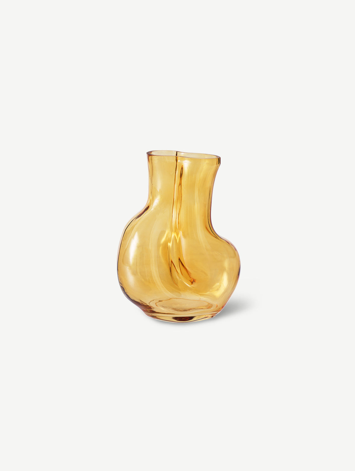 "Gleam" Glasvase - Amber