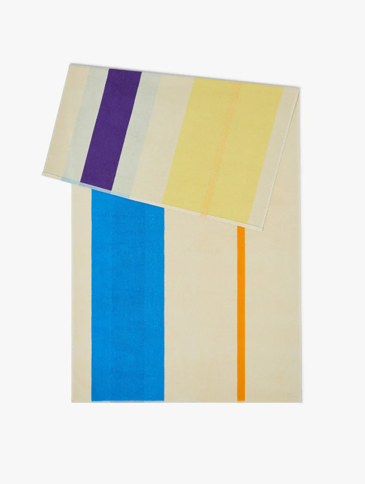 Sauna- und Strandtuch - 90x180 - Aqua Orange Purple Yellow