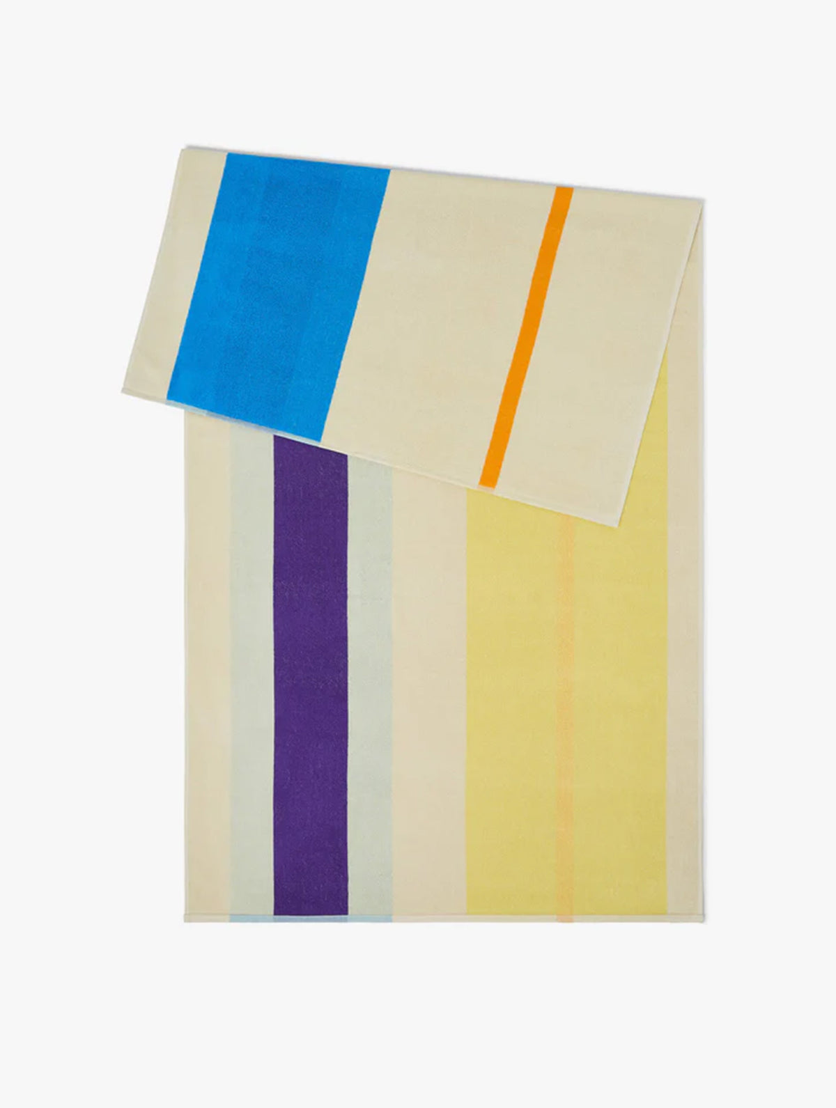 Sauna- und Strandtuch - 90x180 - Aqua Orange Purple Yellow