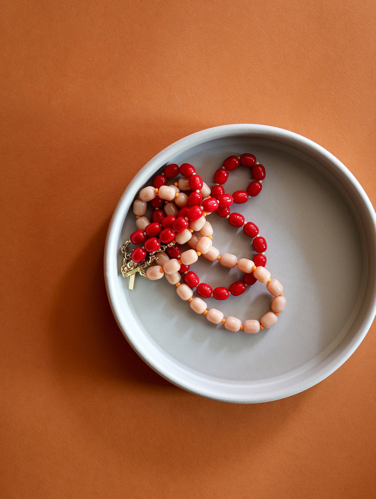 Necklace "Cora" - Red
