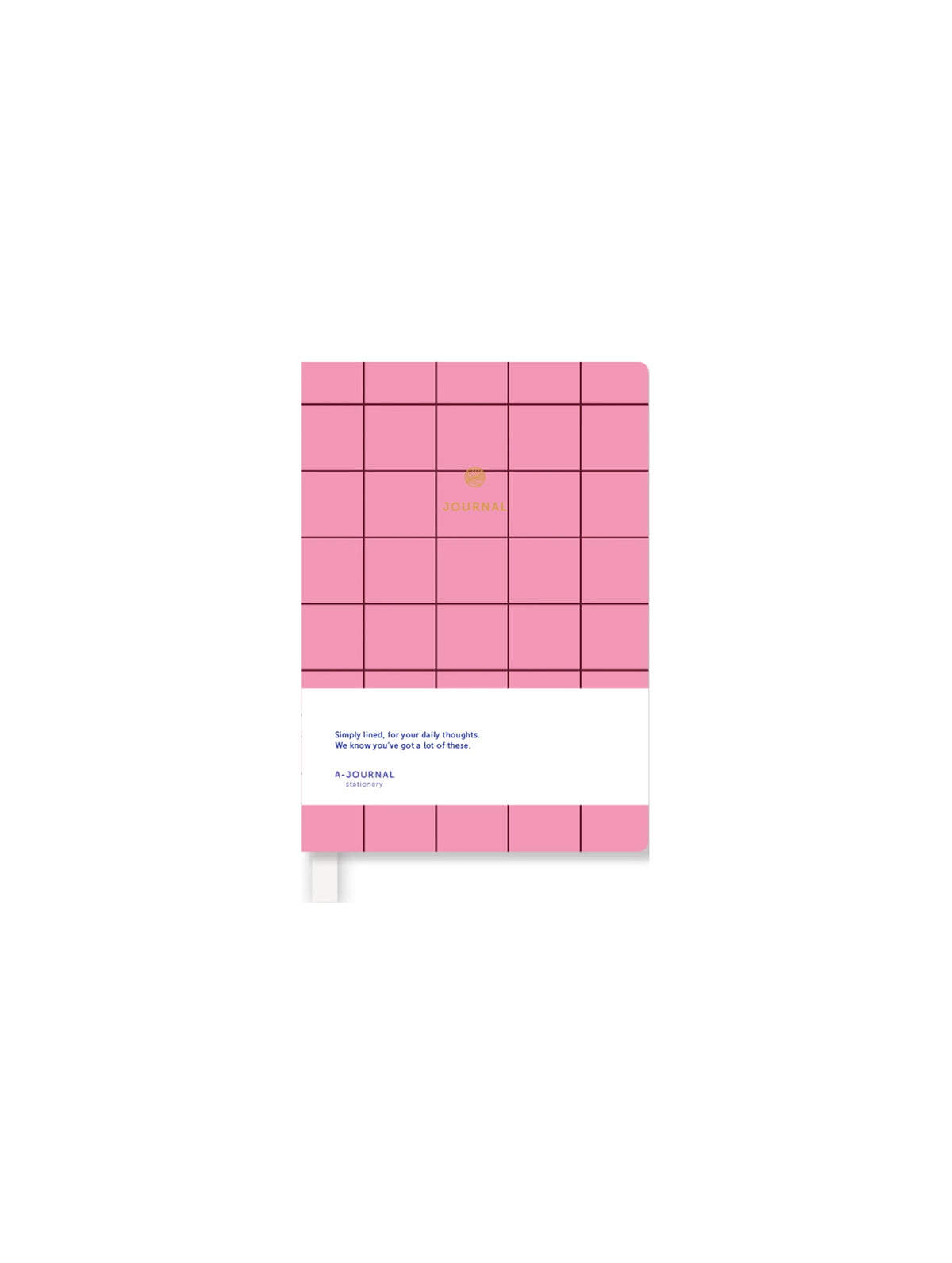 Notizbuch A7 - "Checkered Thin" - Liniert
