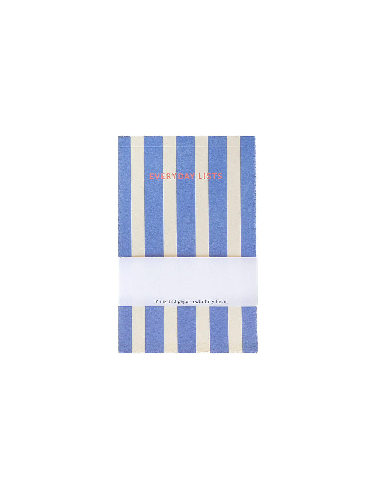 Notizblock - "Stripes Blue" - Liniert