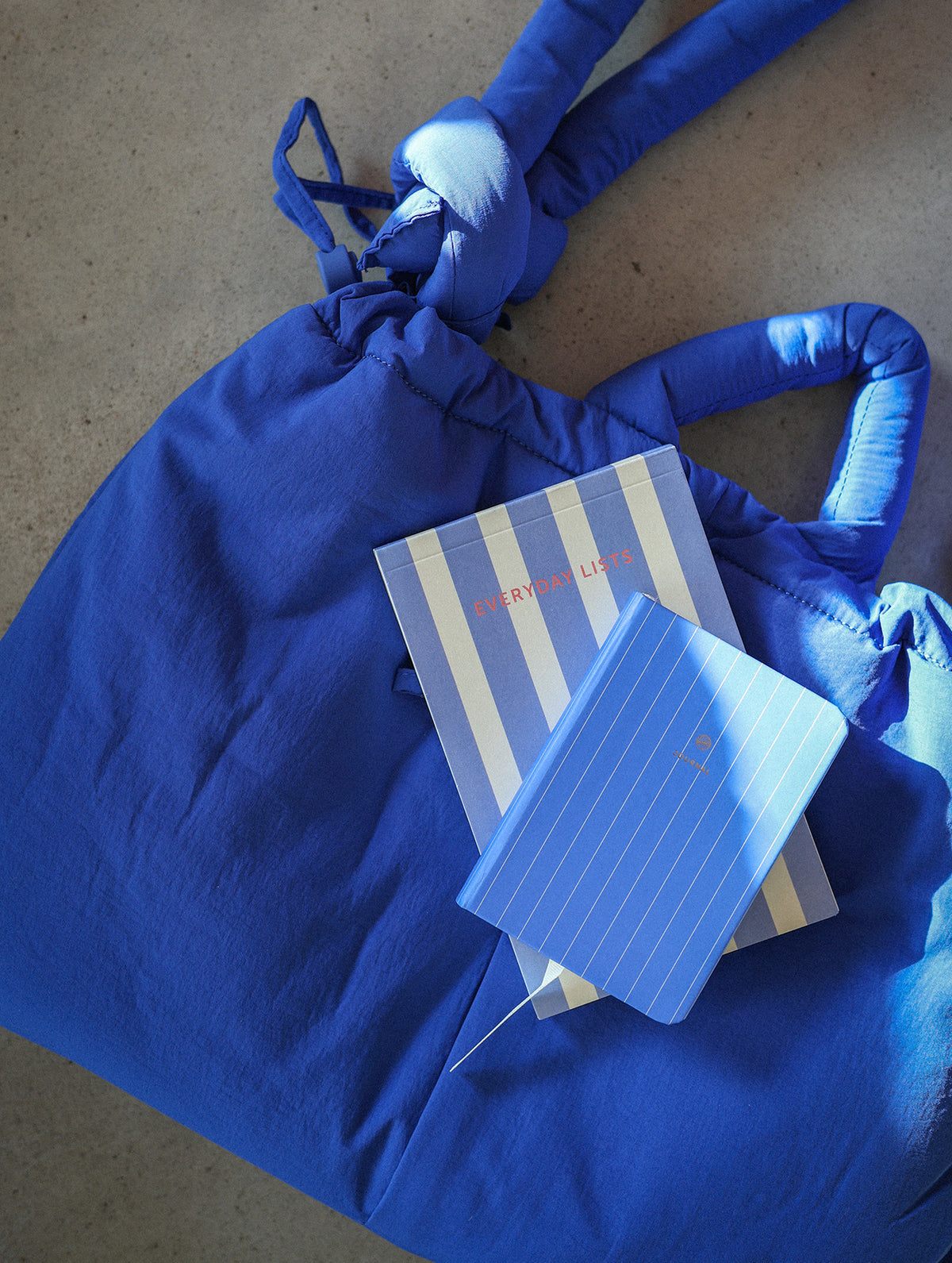 Notizblock - "Stripes Blue" - Liniert