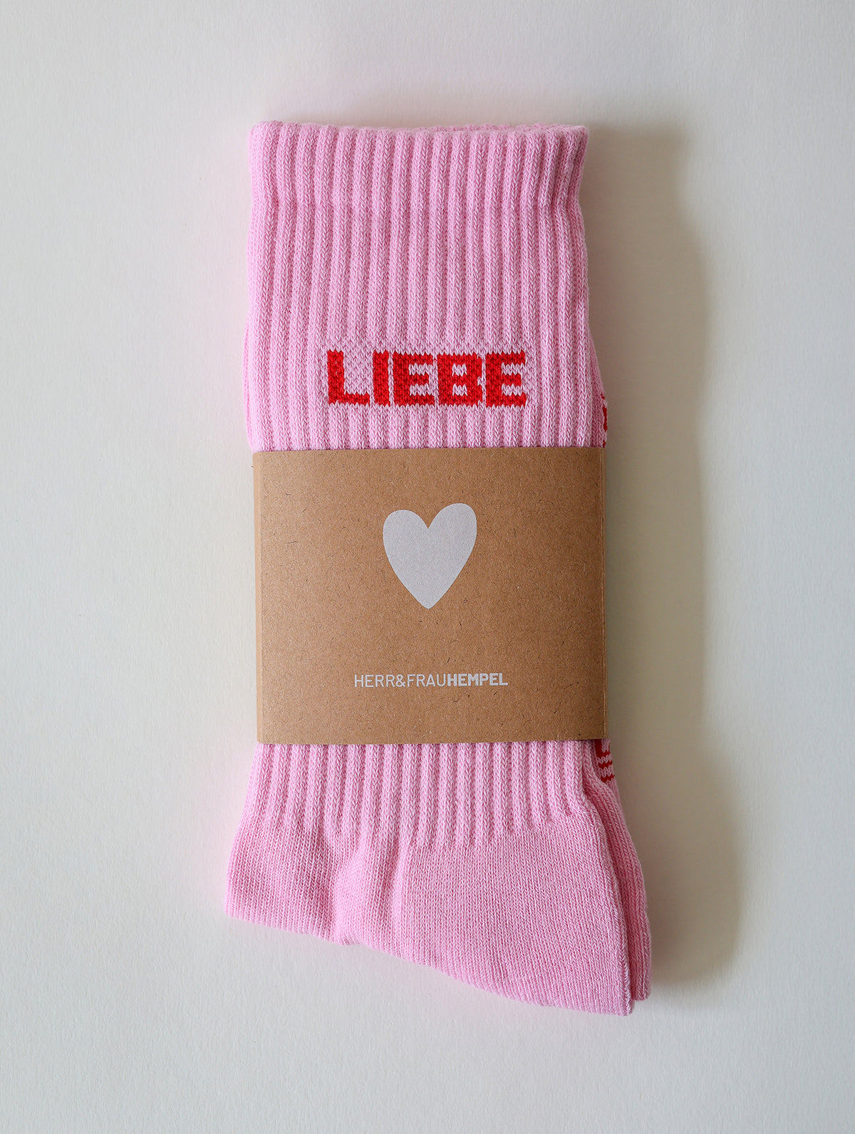 Socken "Liebe" - Rosa